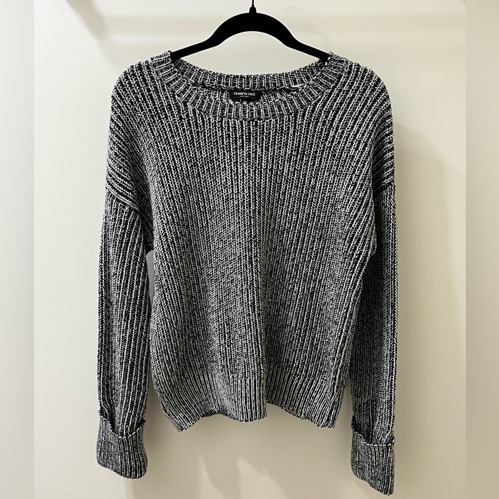 Kenneth Cole New York Women’s Black & White Sweater